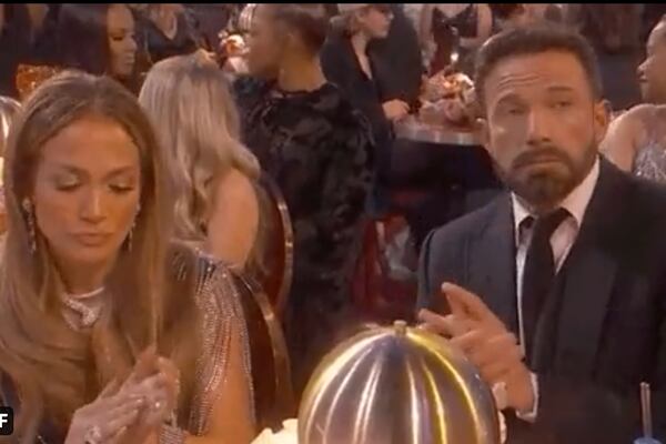 ¿Estaban Peleados? Las caras de JLo y Ben Affleck durante la gala del Grammy