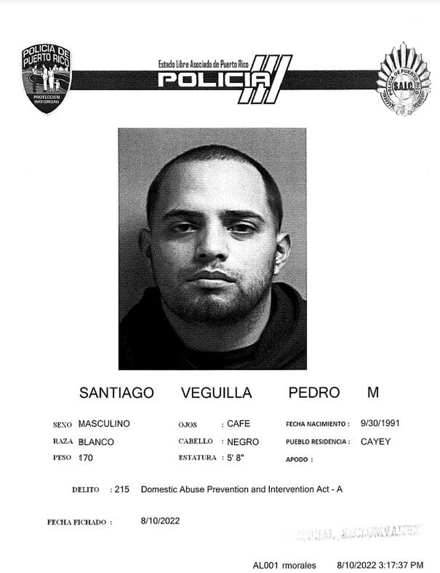 Pedro M. Santiago Veguilla (Suministrada por la Policía)