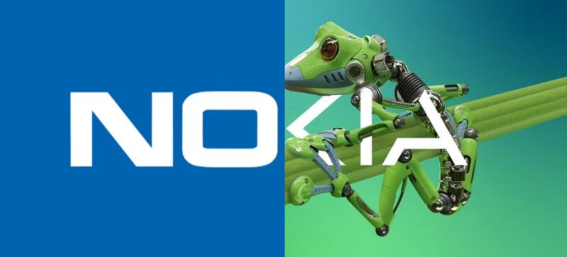 Nokia anuncia por sorpresa el cambio de su logo e imagen corporativa para reflejar sus actividades actuales enfocadas a tecnología e IA, no sólo teléfonos.