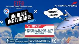 Presentan comedia “Un Viaje Inolvidable” en Teatro Braulio Castillo de Bayamón