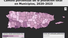 96 por ciento de los municipios en Puerto Rico presentan decrecimiento poblacional 