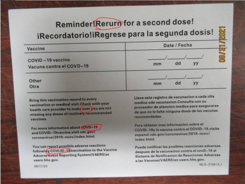 Envían tarjetas de vacunación falsas de China a Estados Unidos – Metro  Puerto Rico