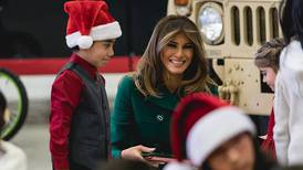 El selfie navideño de Melania Trump que desató críticas