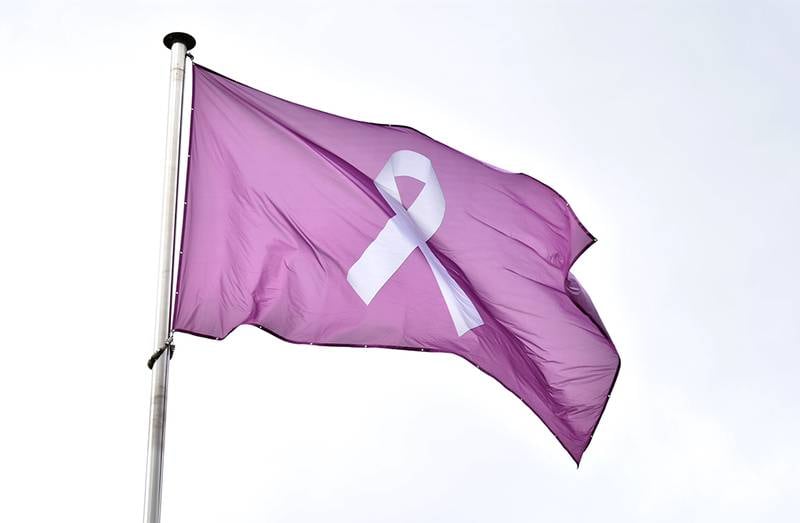 Bandera violeta.