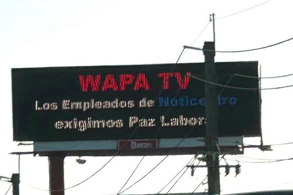 Empleados de Noticentro harán piquete frente a WAPA TV para exigir “paz laboral” 