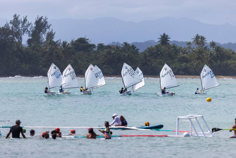 El Festival Olímpico de Playa se hizo en el balneario Punta Salinas.