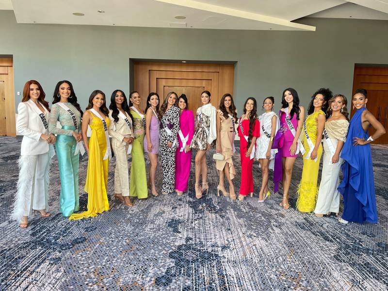Candidatas de Nuestra Belleza Puerto Rico 2023.