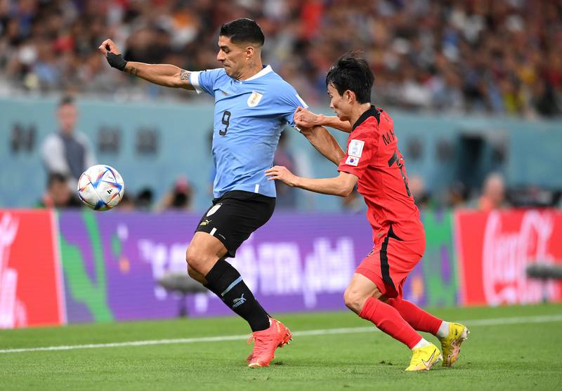 Uruguay empata ante Corea del Sur