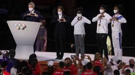 Jasmine Camacho Quinn participa de la ceremonia del cierre de los Juegos Tokio 2020