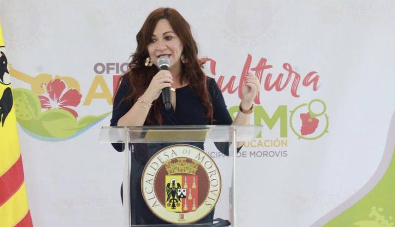 La alcaldesa de Morovis, Carmen Maldonado