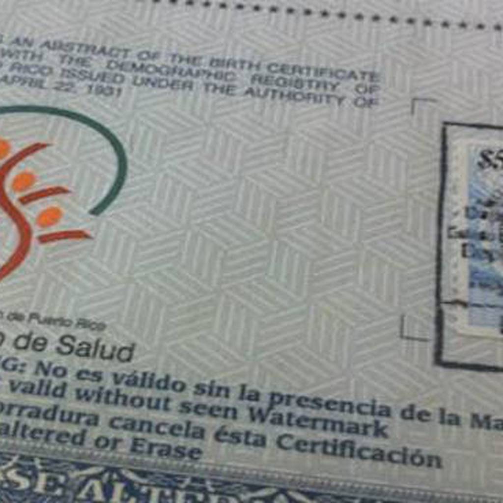 aplausos Terrible vehículo Esto es lo que debes saber para solicitar tu certificado de nacimiento –  Metro Puerto Rico