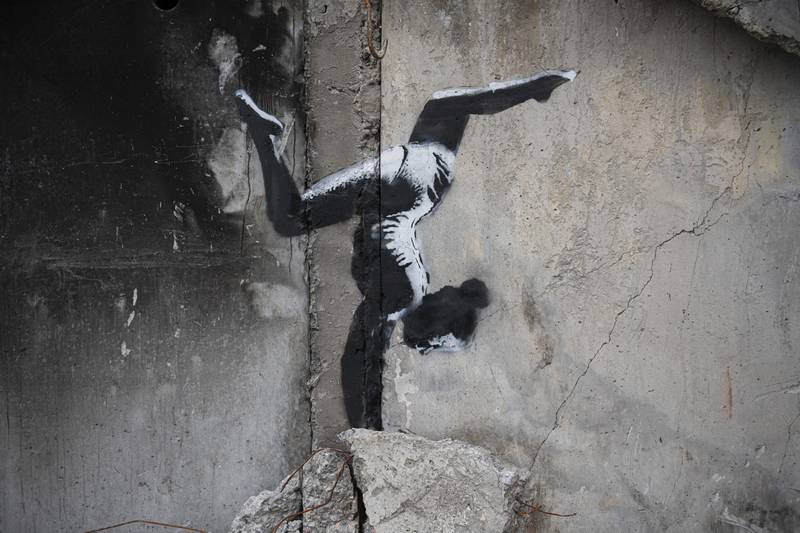 Banksy colocó fotos de la obra en su página en Instagram.