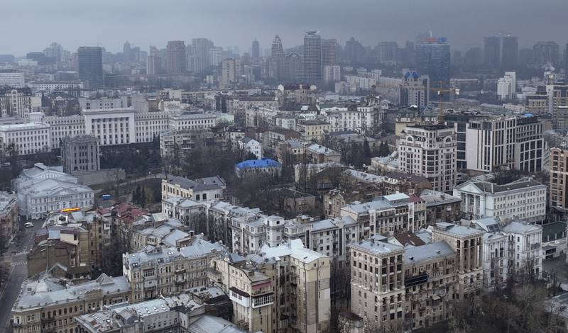 Vista de la capital de Ucrania, Kiev