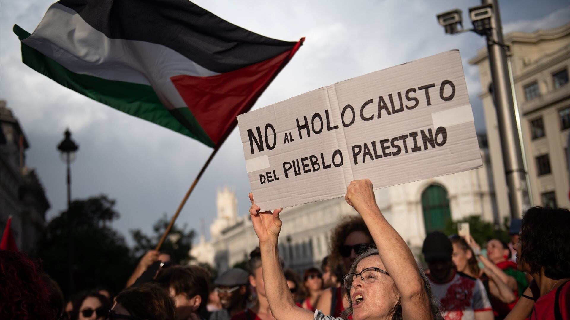 Protesta propalestinos en Madrid
