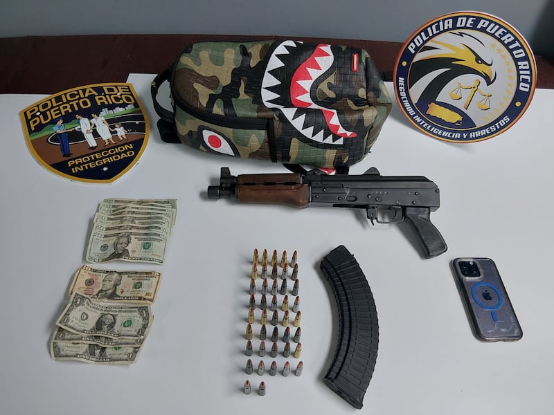 Evidencia incautada.