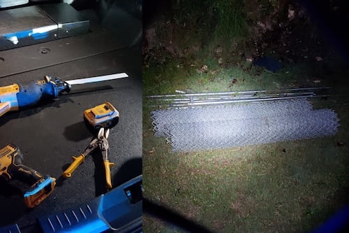 Sorprenden a hombre robando una verja de Metropistas en Arecibo