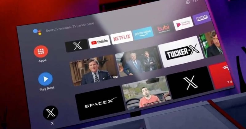 Elon Musk lanza X TV, la aplicación de video para Smart TV de X