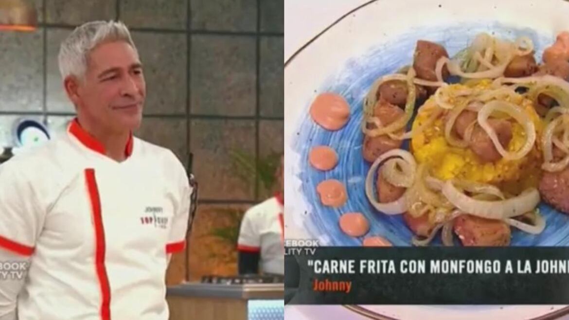 Johnny Lozada preparó un mofongo con carne frita en un reto de eliminación sorpresa.