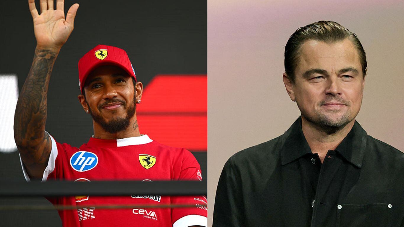 Lewis Hamilton y Leonardo DiCaprio