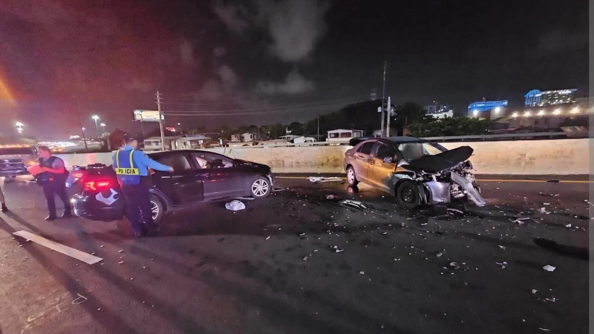 Accidente fatal en el expreso De Diego.