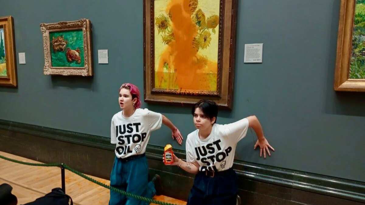 Los Girasoles de Van Gogh.