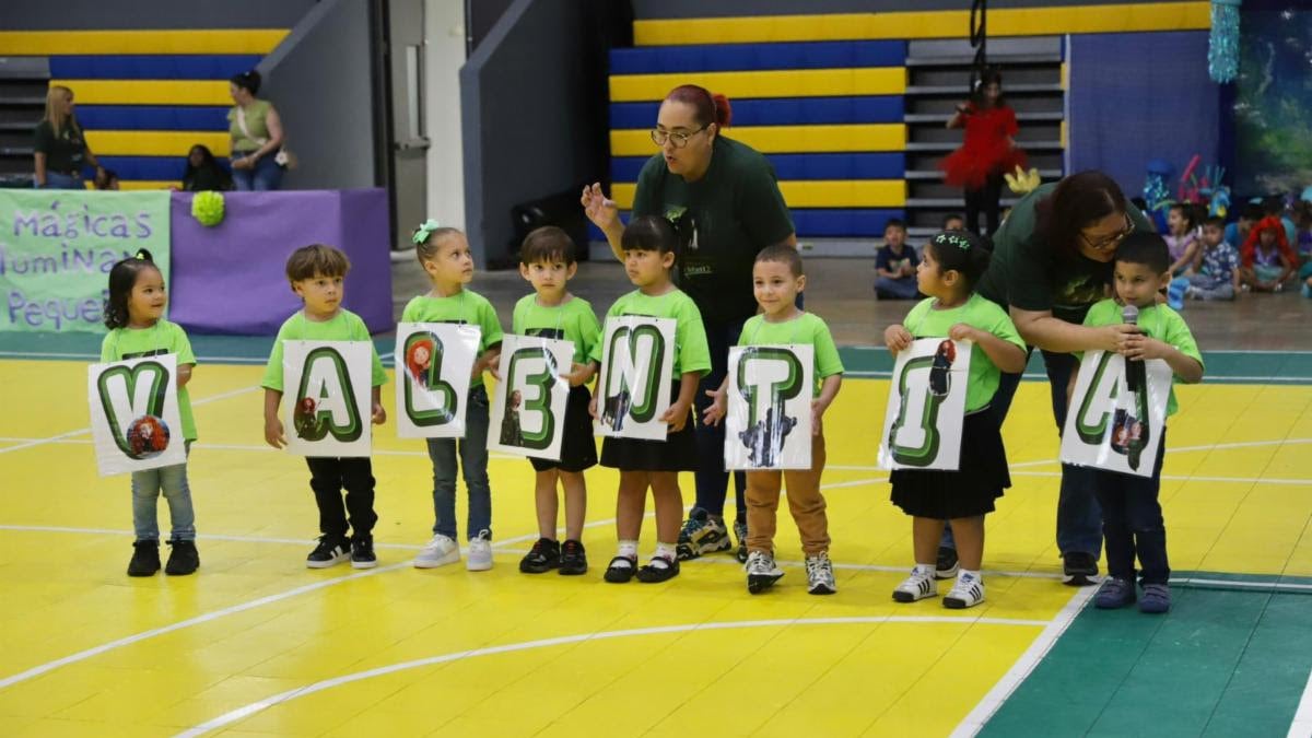 Niños participan en jornada de bienestar durante la Semana de la Niñez en Aguas Buenas