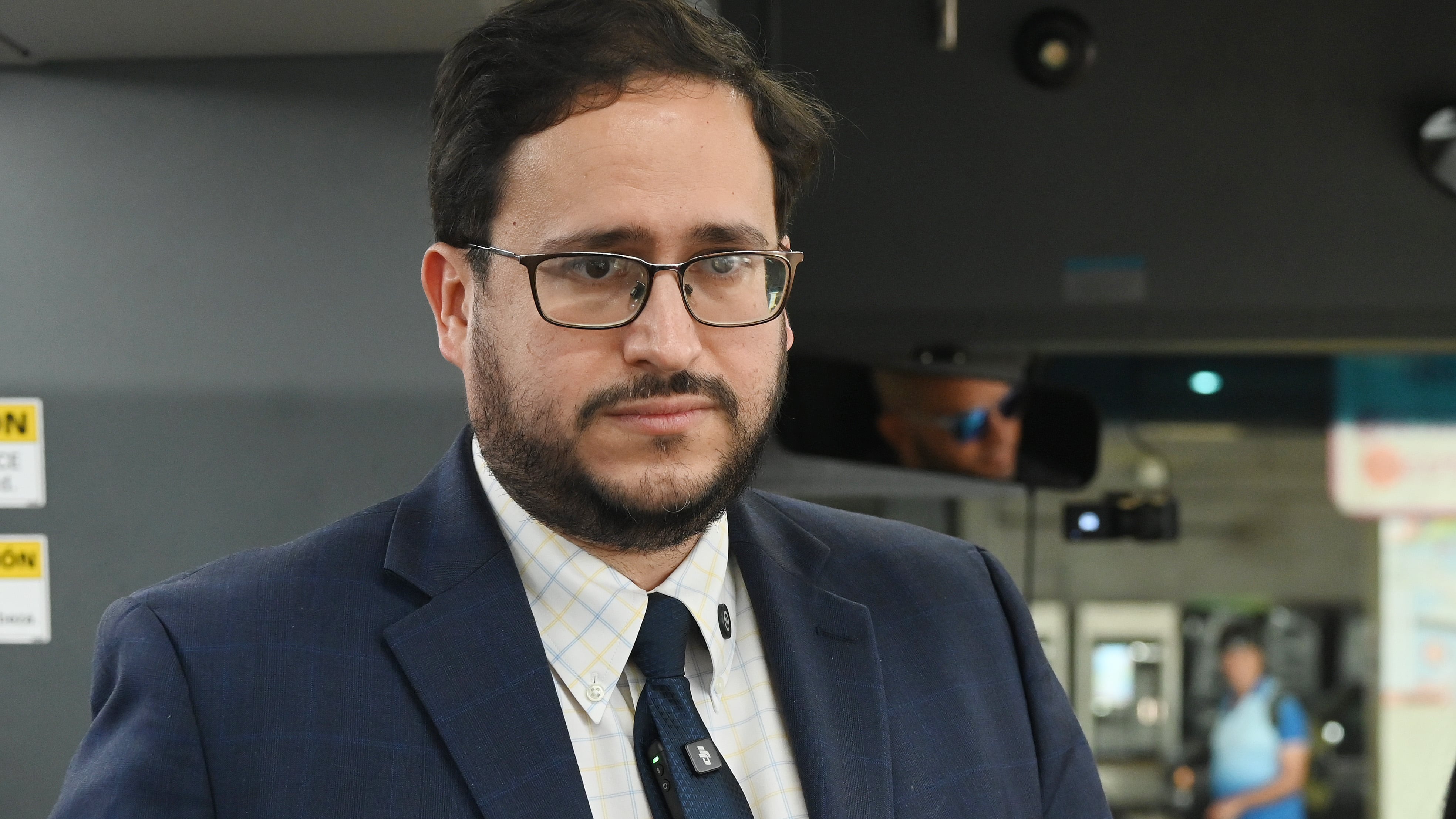 Secretario del DTOP, Edwin González .