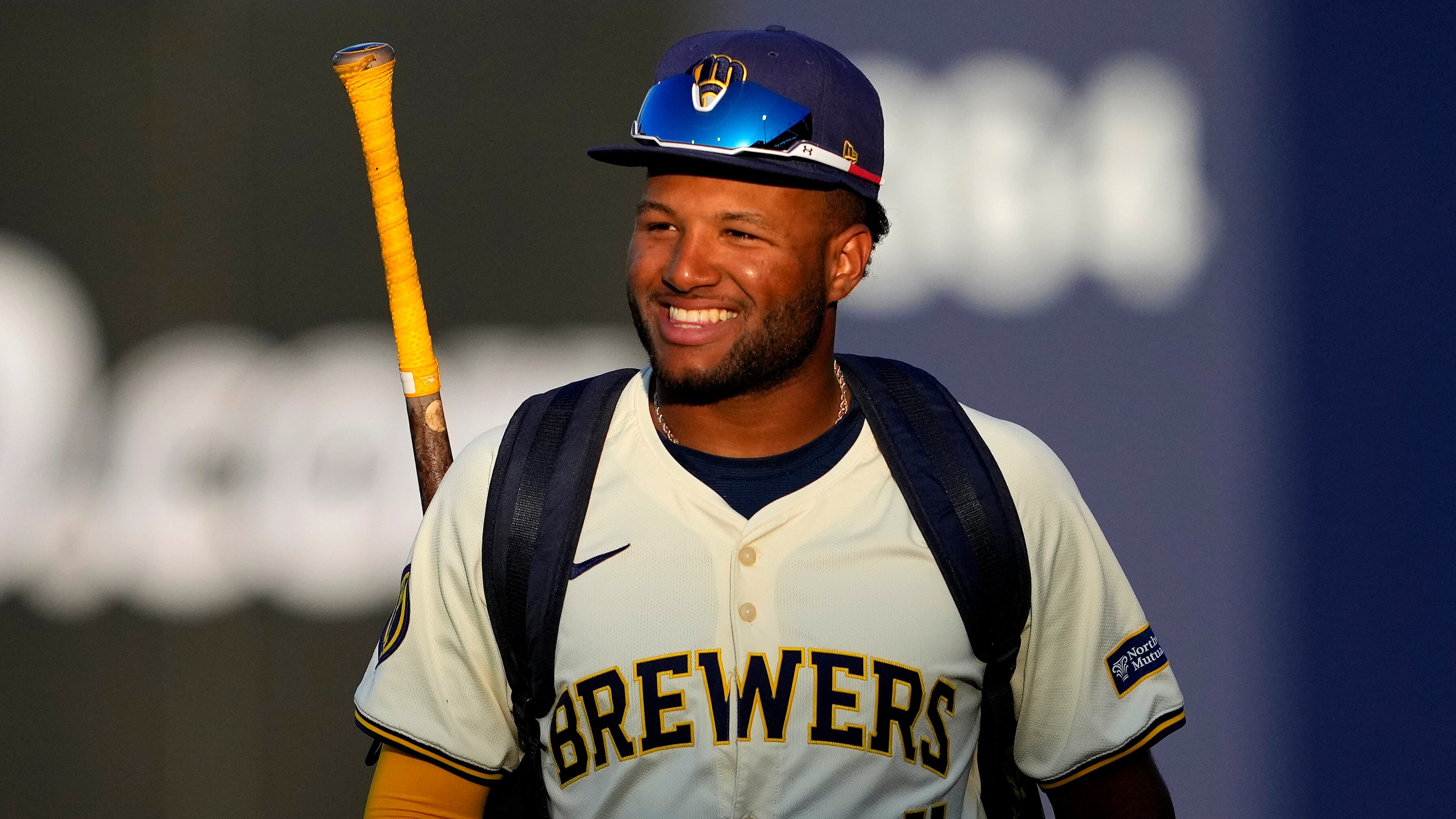 Jugador con los Cerveceros de Milwaukee