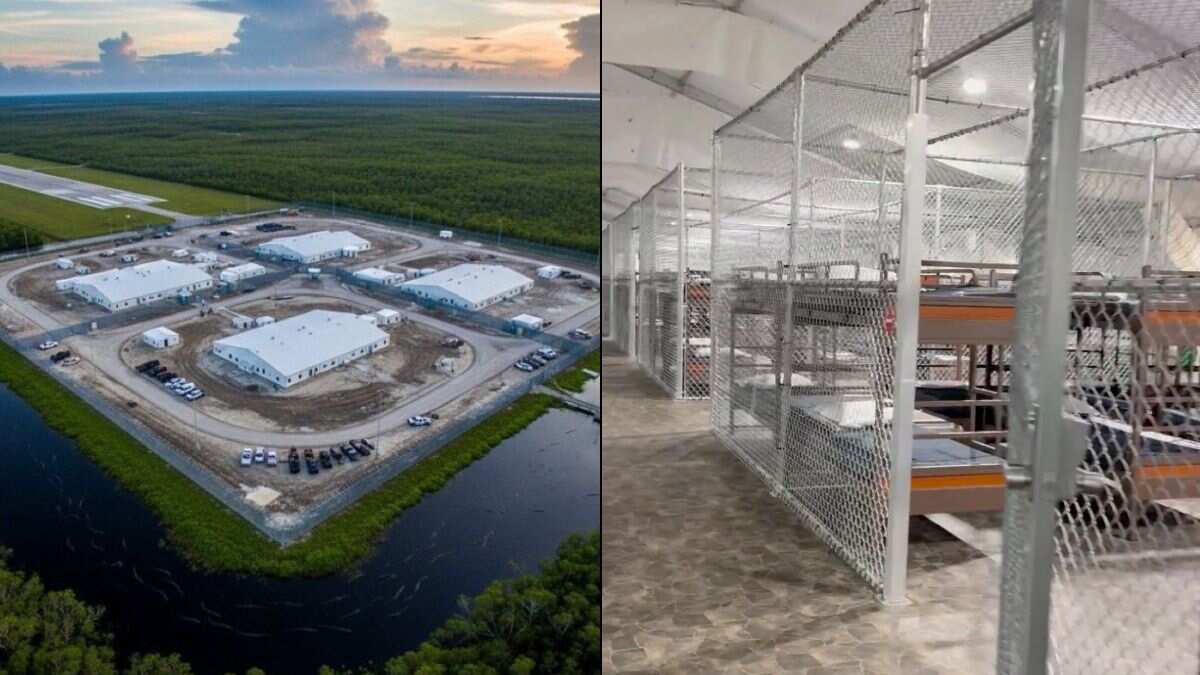 Video: Así es Alligator Alcatraz, cárcel de Trump para migrantes llena de caimanes, serpientes y pantanos