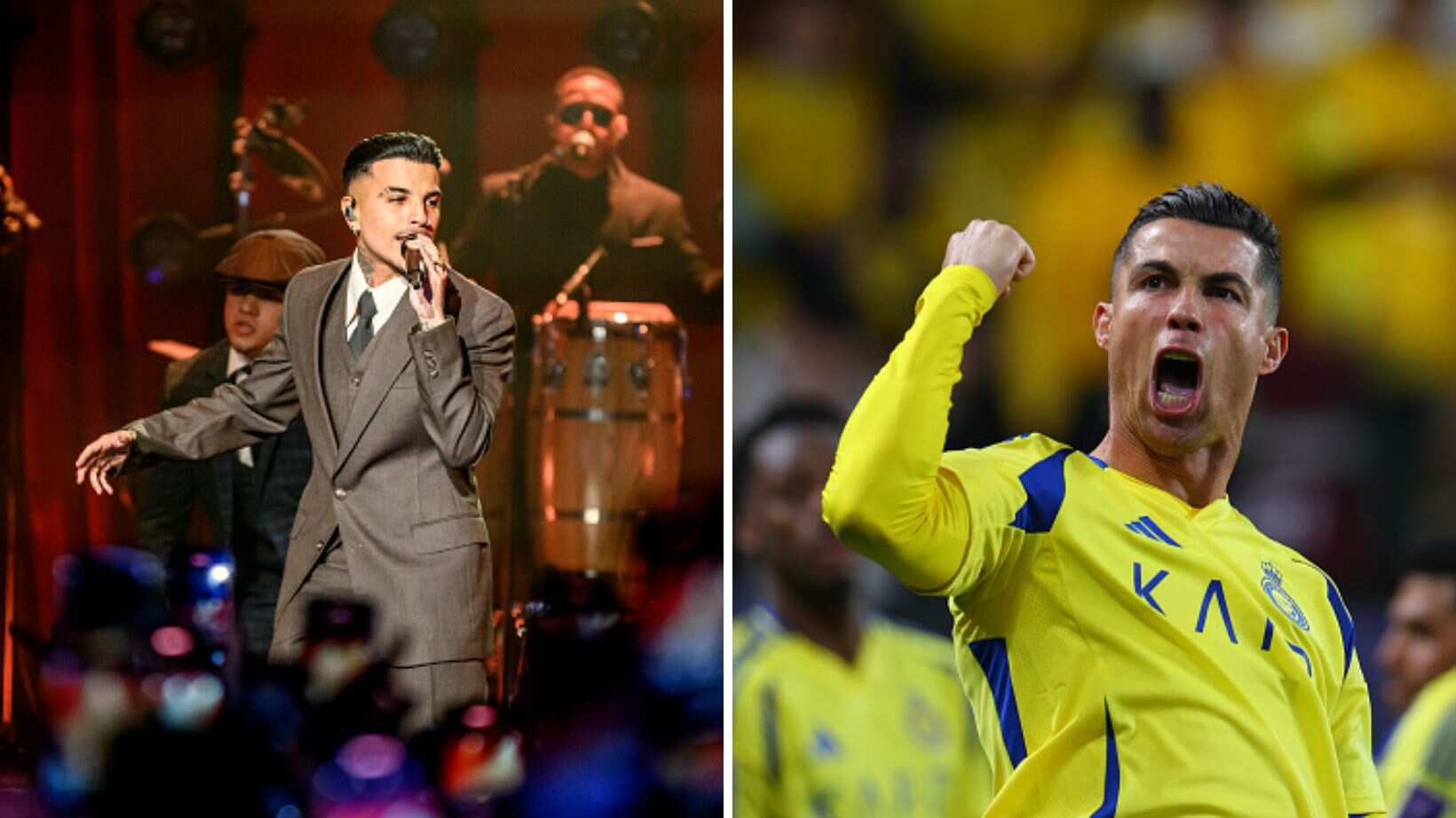 Rauw Alejandro le canta a Cristiano Ronaldo