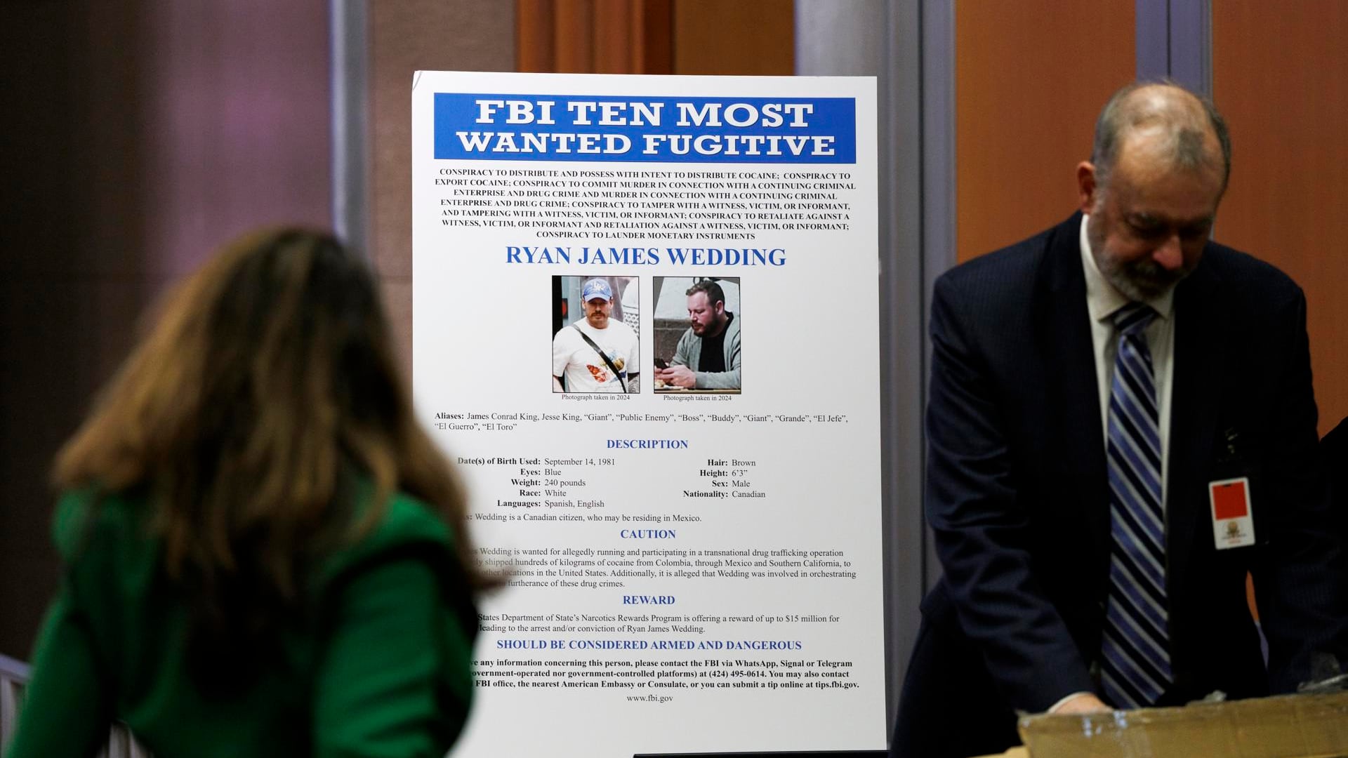 El narcotraficante y exolímpico canadiense Ryan Wedding ha sido detenido, según NBC News