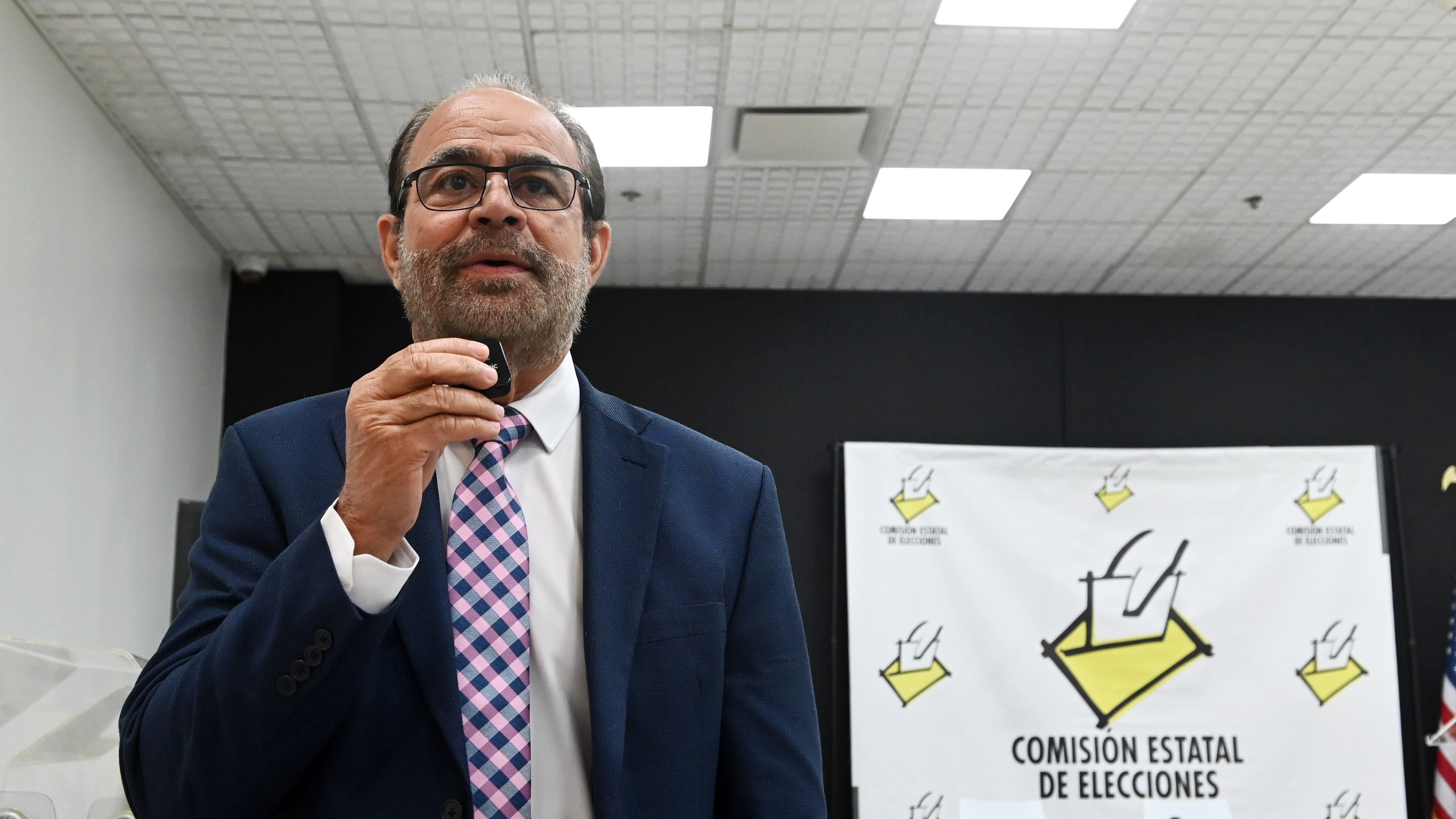 El comisionado Electoral del PNP, Anibal Vega Borges