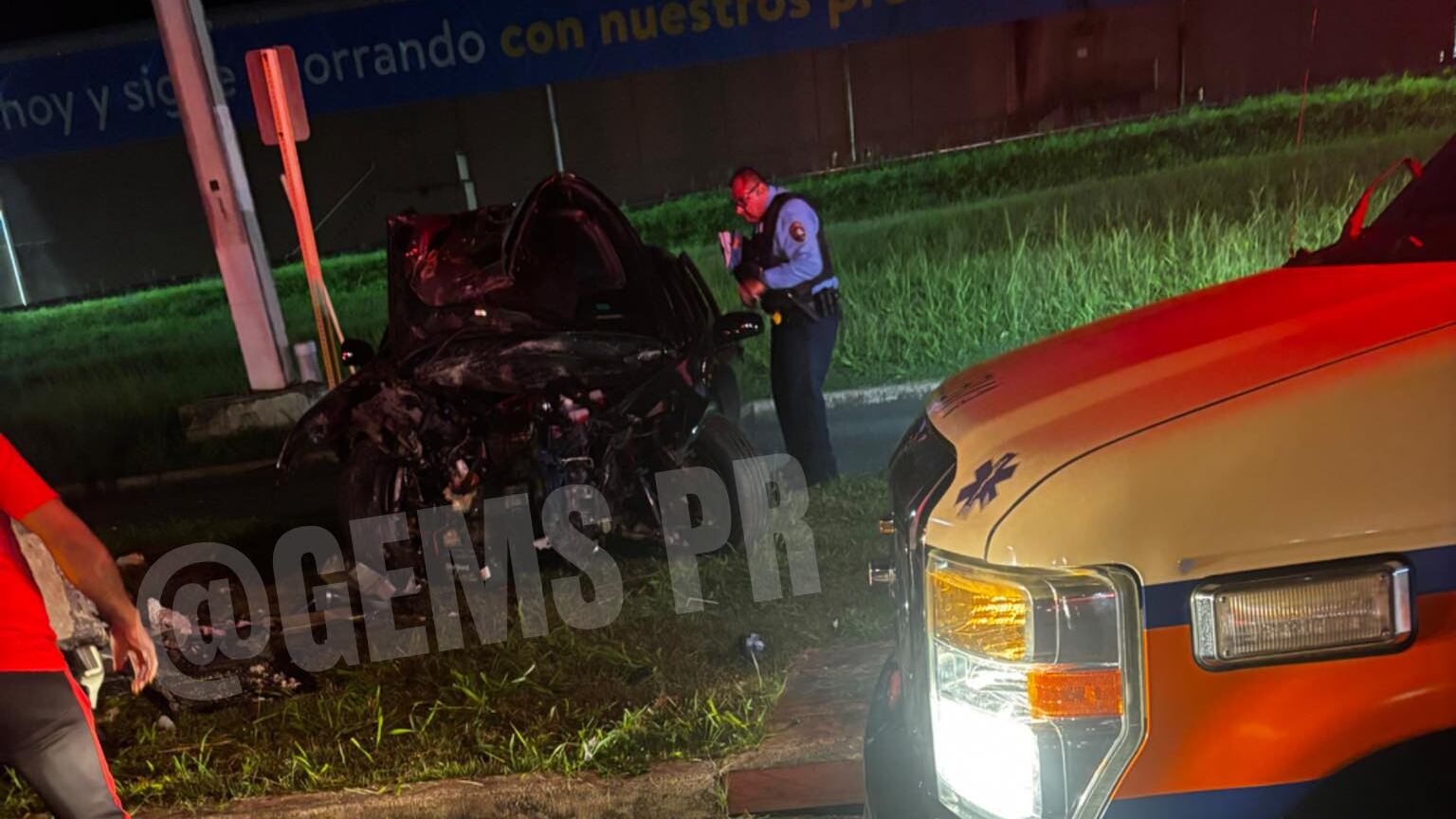Accidente grave en Barceloneta.