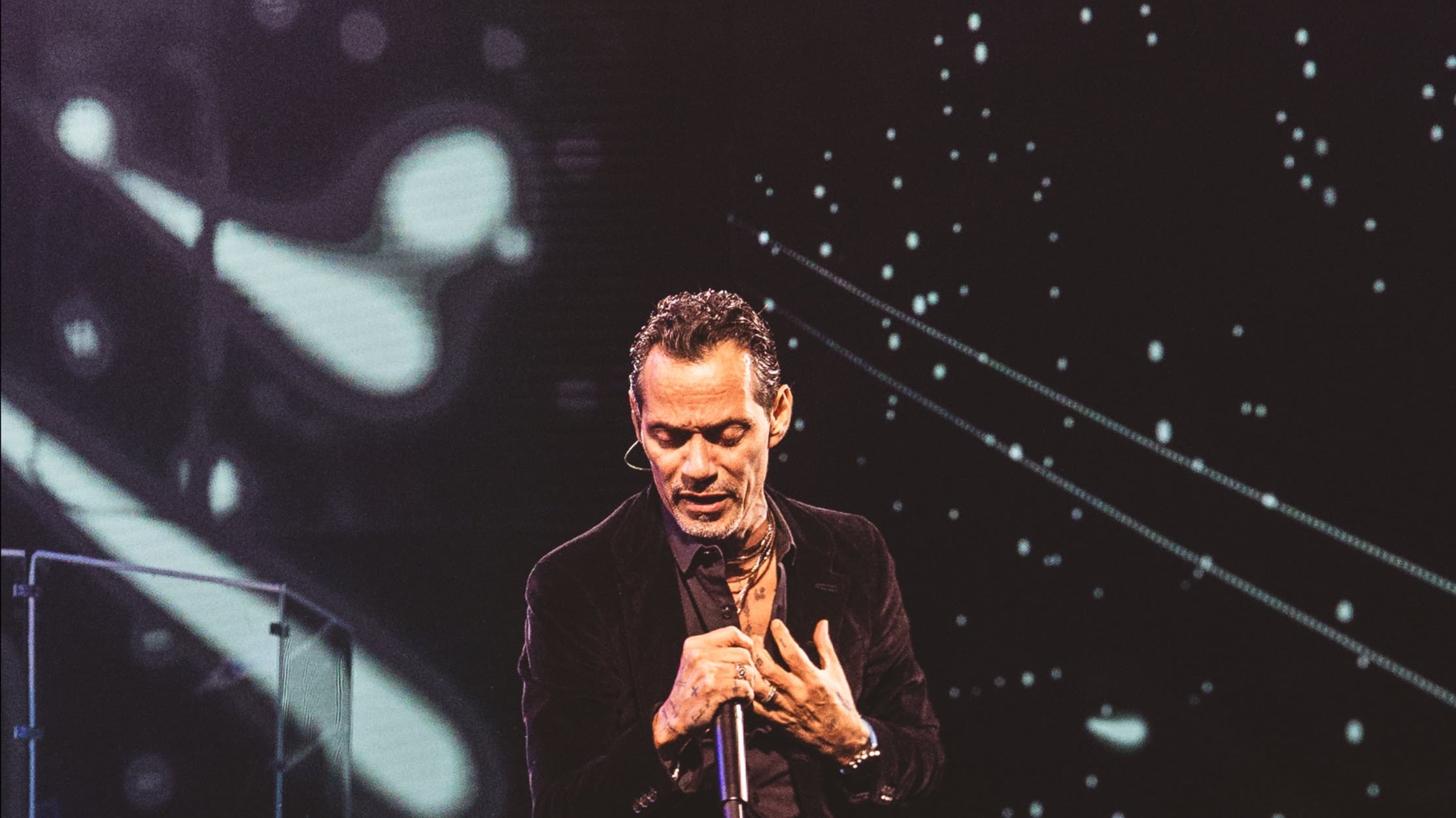 Marc Anthony en la jornada inaugural del Festival de Viña del Mar 2025.