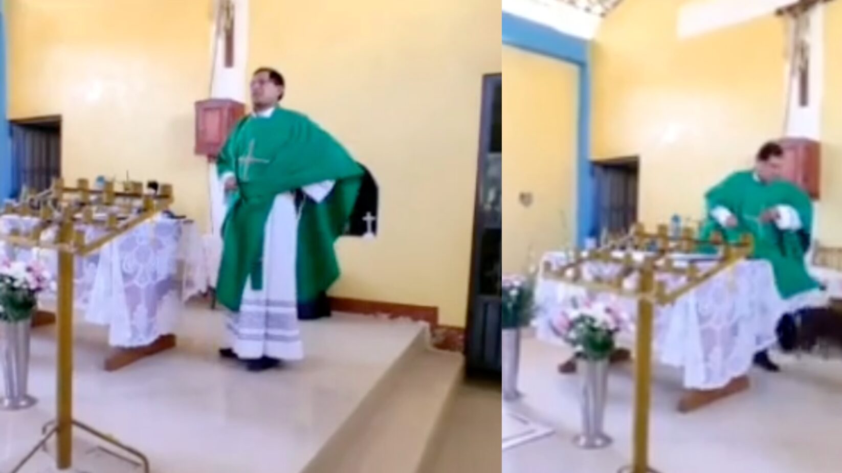 Sacerdote maltrató a perrito