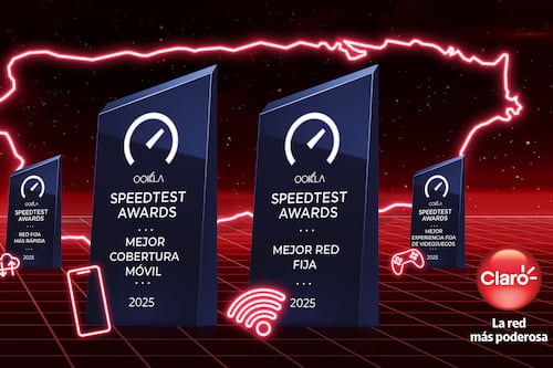 Claro recibe premios de Ookla como mejor cobertura móvil y mejor red fija en Puerto Rico