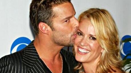 Ricky Martin y Rebecca de Alba.