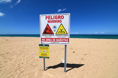 Proponen alertas tipo Amber para advertir sobre peligros en playas de Puerto Rico