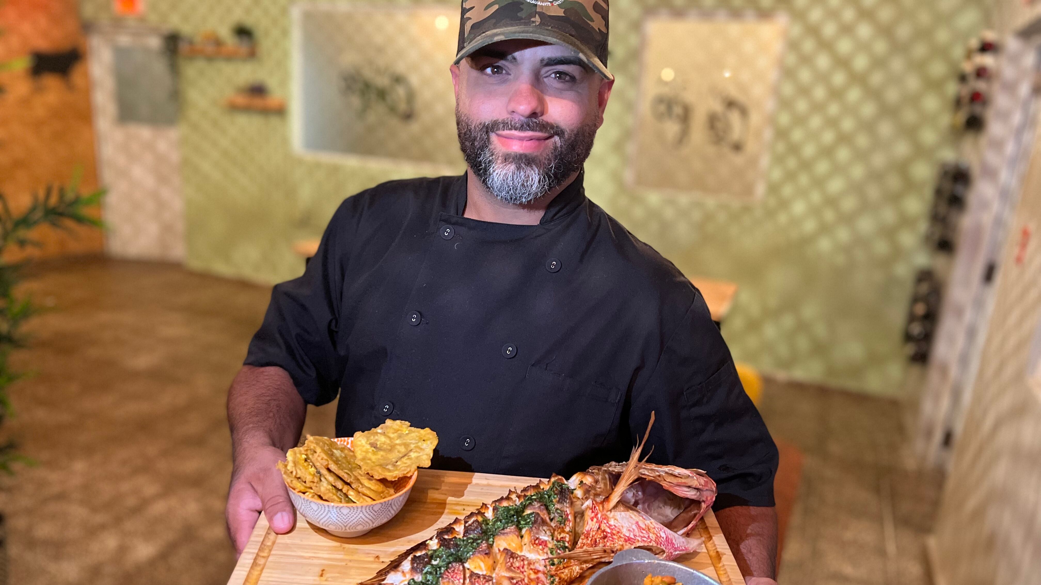 Chef Edgardo Maldonado Cruz, propietario de Mesa y Campo.