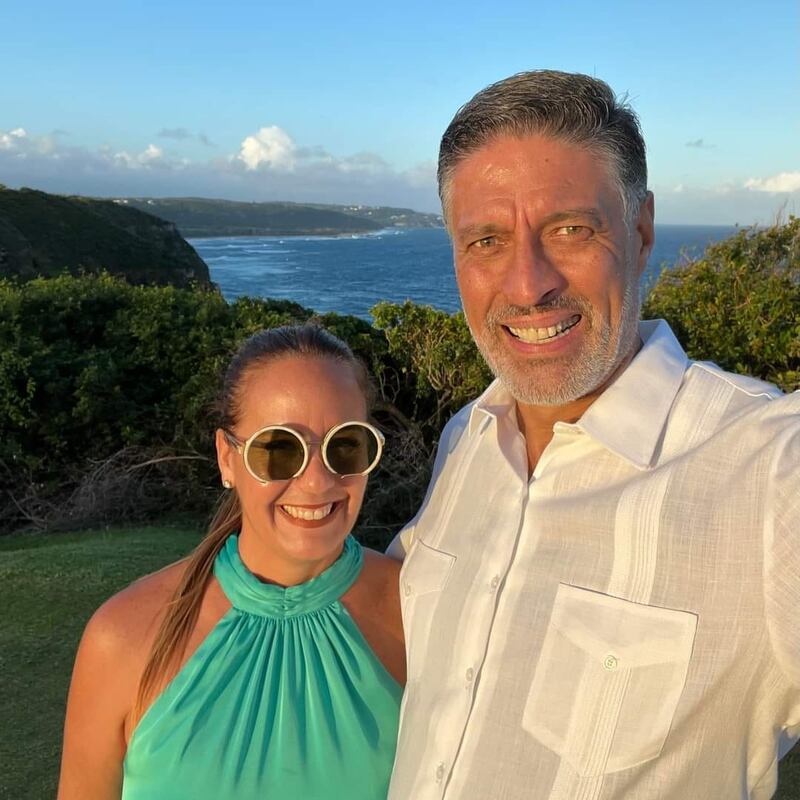 Piculín y su esposa Sylvia