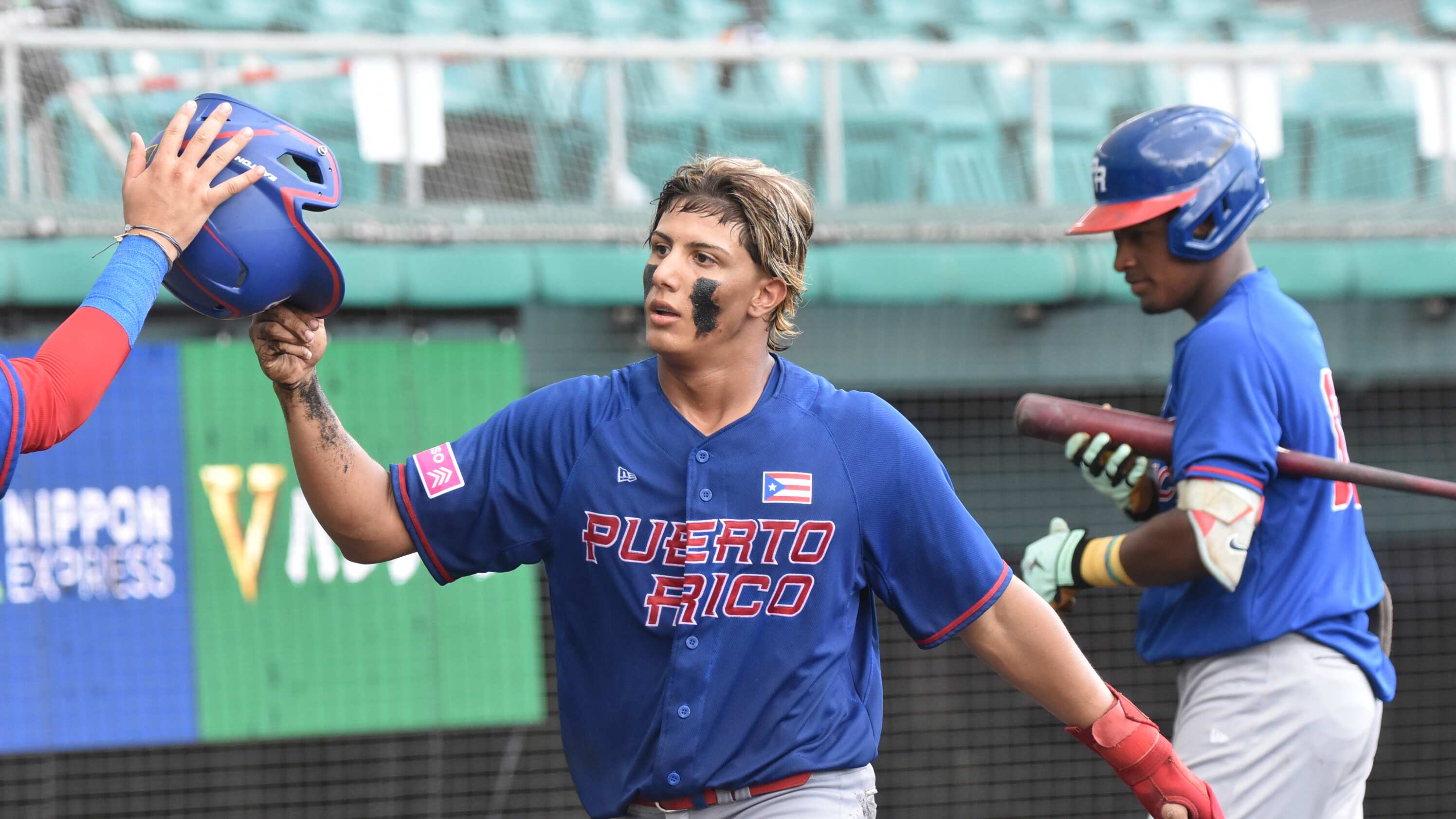 Kail Peña empujó dos carreras para Puerto Rico.