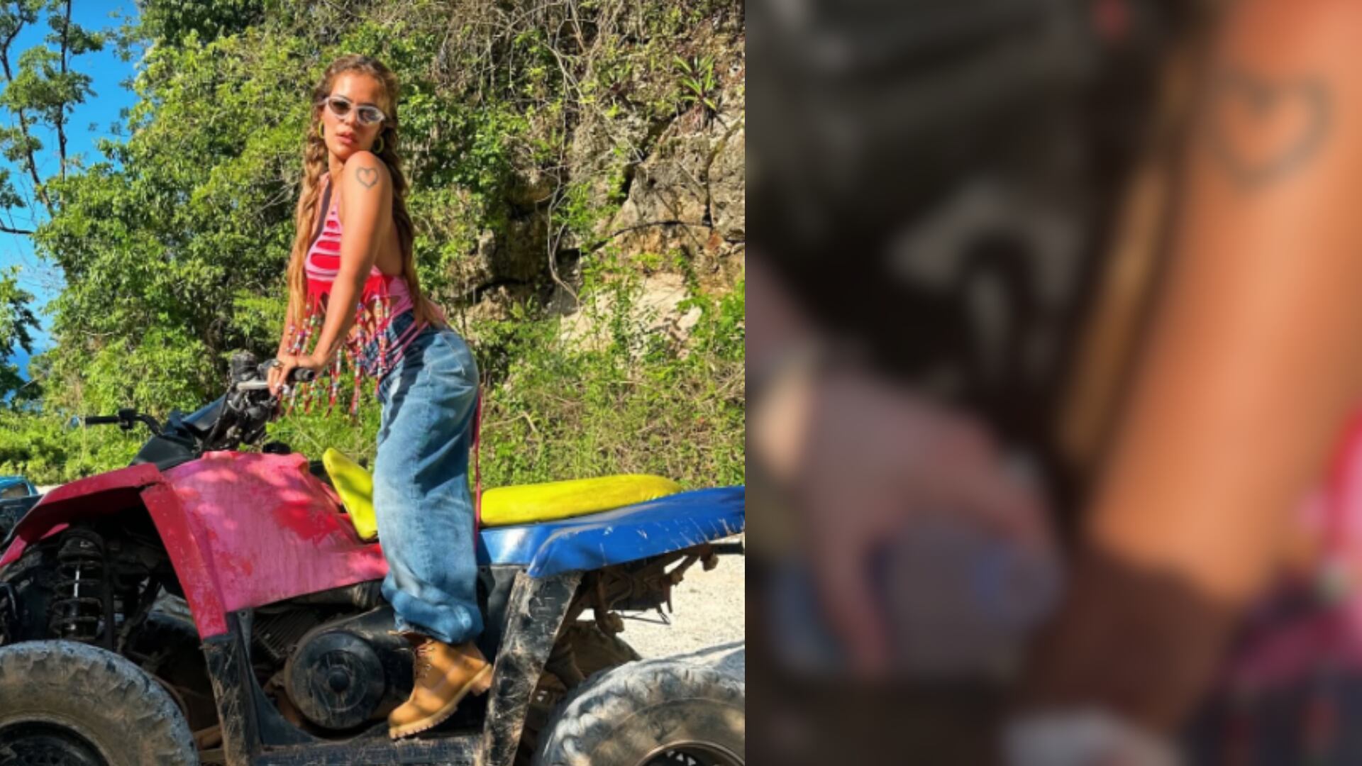 Así fue el accidente de Karol G en sus vacaciones fuera de Colombia