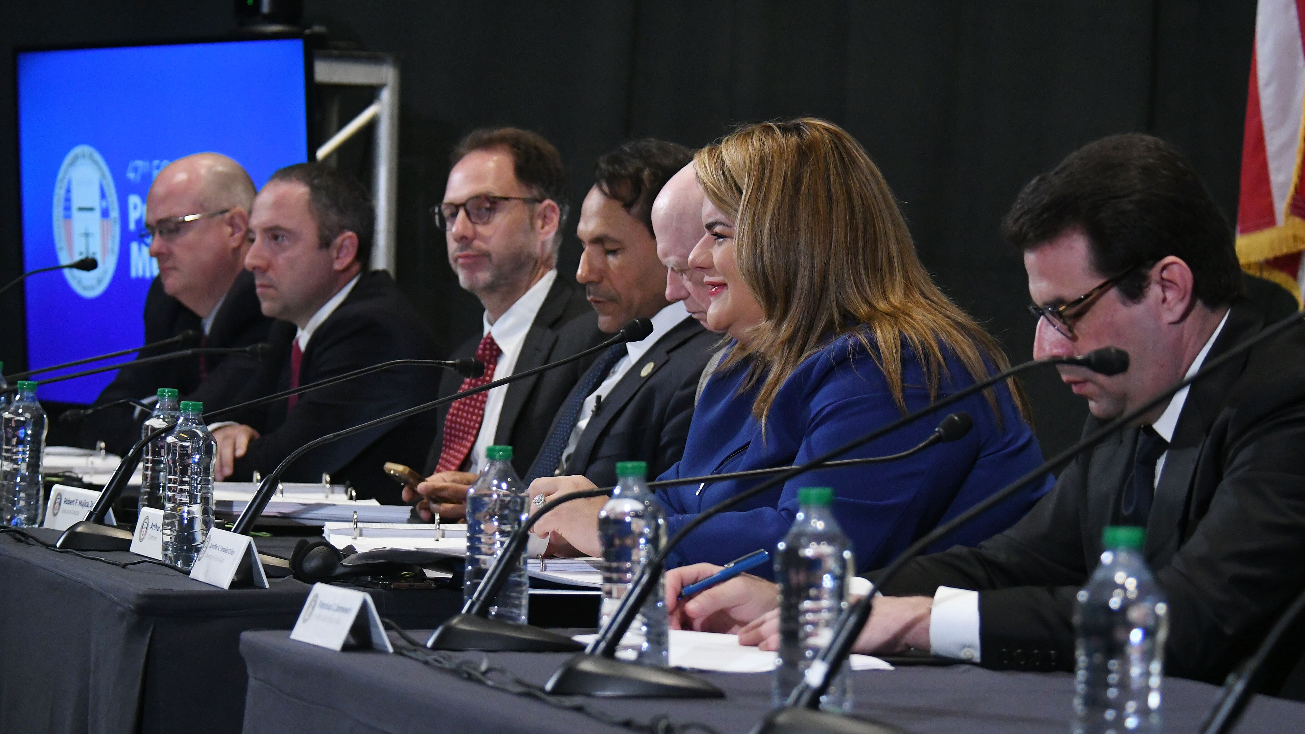 Reunion de la Junta de Control Fiscal.