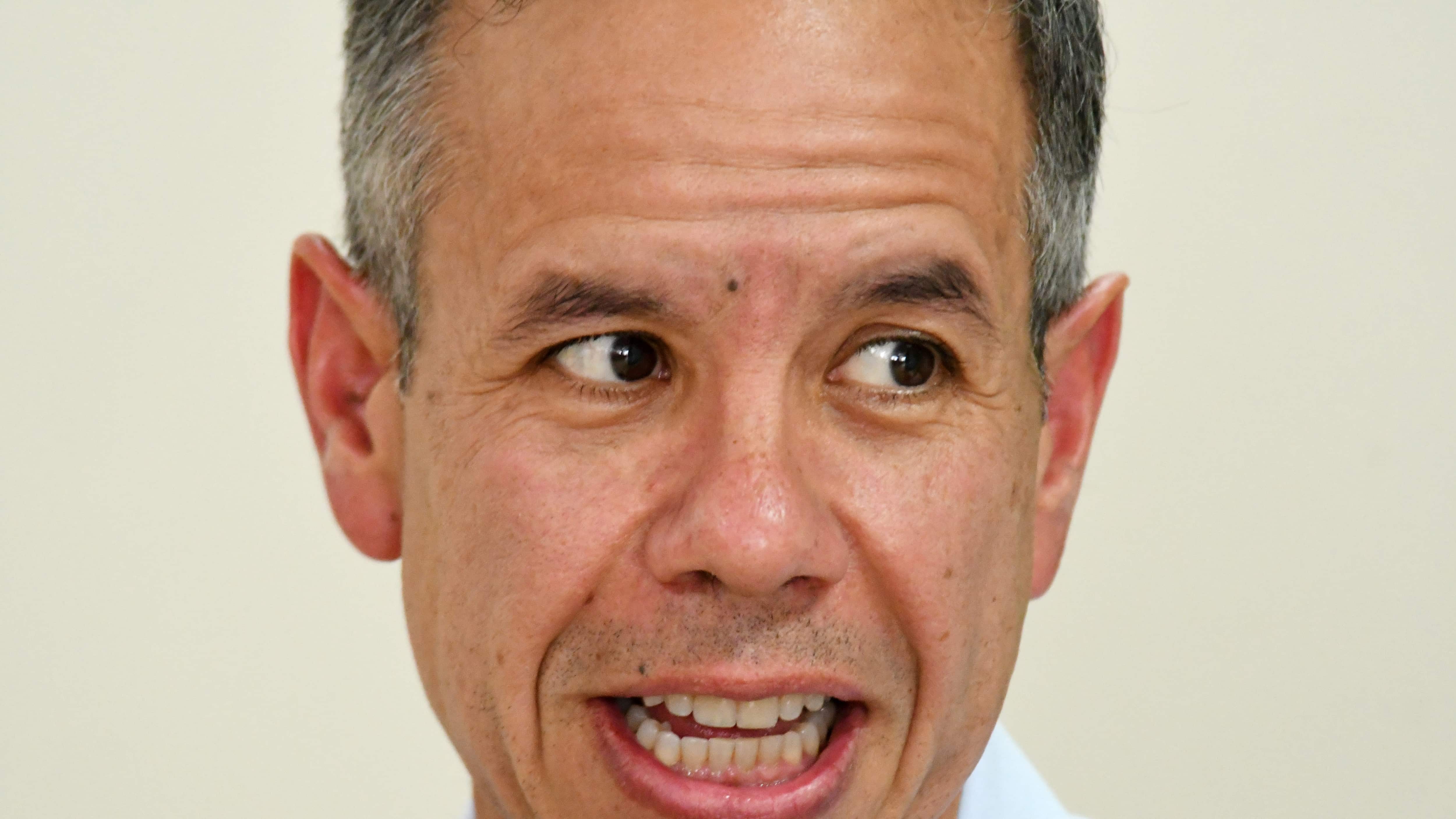 Miguel Romero, alcalde de San Juan . Foro sobre el sinhogarismo