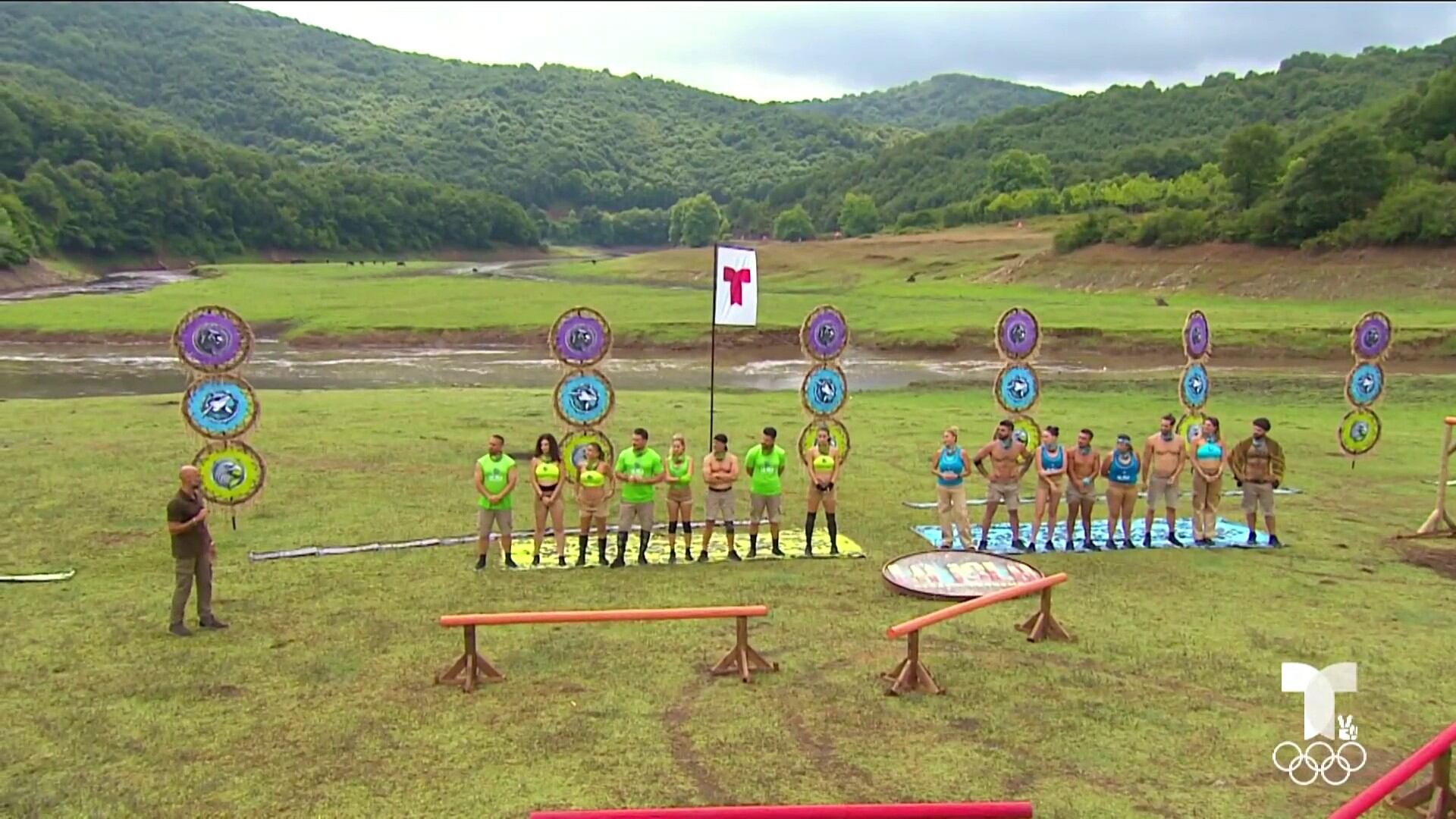 Águilas y Tiburones en "La Isla: Desafío Extremo".