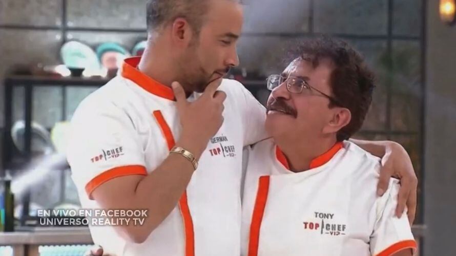 Germán Montero, representando a Serrath, y Tony Balardi tras escuchar la decisión de los jueces.