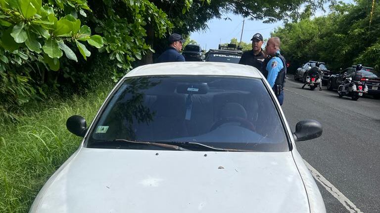 Vehículo intervenido.