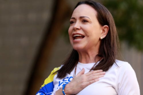 Así salió María Corina Machado de Venezuela rumbo a Oslo