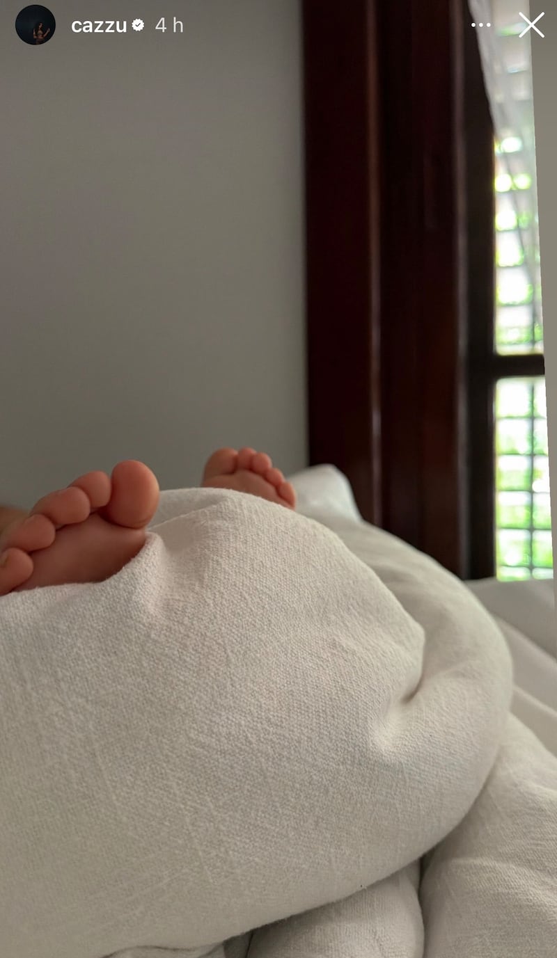 Cazzu comparte foto de Inti luego del cumpleaños de Christian Nodal