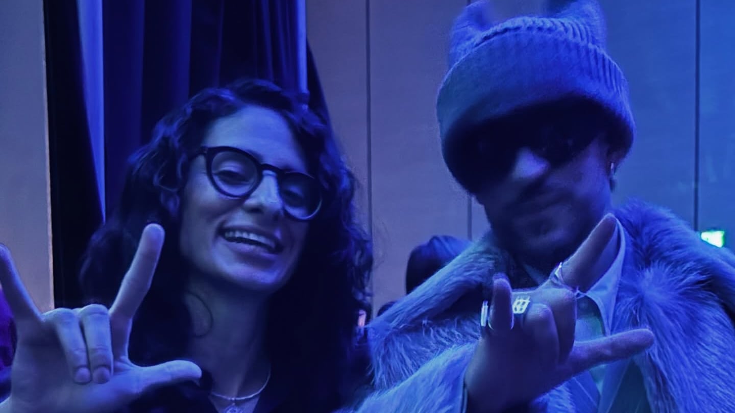 Celimar Rivera y Bad Bunny